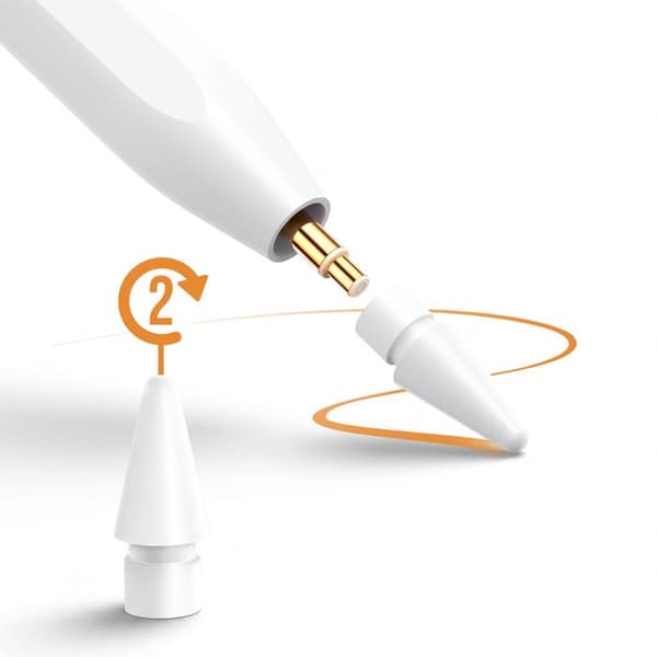 Taktile Stylus til iPad med Palm Rejection og Læne Sensor Joyroom Hvid Vit