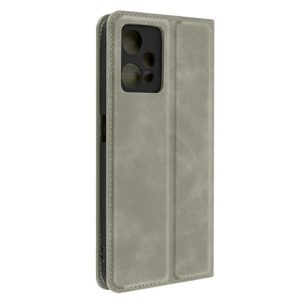 Plånboksfodral - AVIZAR - Realme 9 Pro/9 5G - Soft Touch - Magnetisk - Videostöd Grå