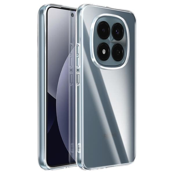 Siliconfodral för Redmi Note 15 Pro 4G, Stötsäkert, Mayaxess, Transparent Vit