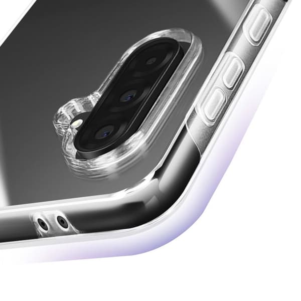 Helcover til Galaxy A37 360° Beskyttelse i Transparent Silikone Vit