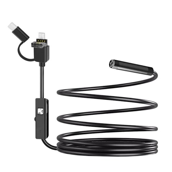 AVIZAR vedenpitävä endoskooppi - 5,5 mm tarkastuskamera - Useita USB-portteja - Piilokameratoiminto