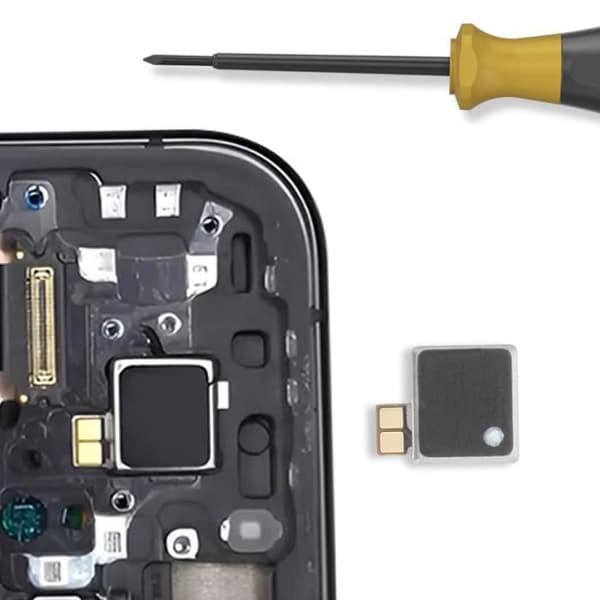 Vibrationsmotor - SAMSUNG - Galaxy S24 FE - Original - Service Pack - Sort Svart