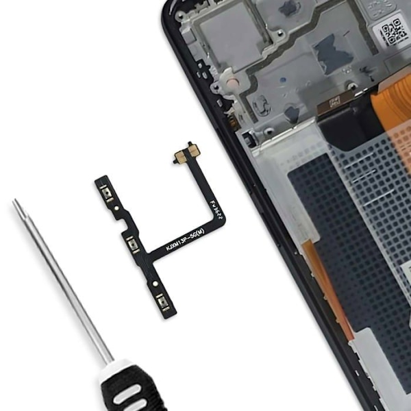 Napp för Ström och Volym för Xiaomi 13 Pro Svart Svart