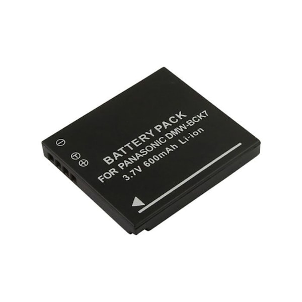 Panasonic Lumix -kameran Li-ion 600mAh akku, yhteensopiva DMW-BCK7 kanssa