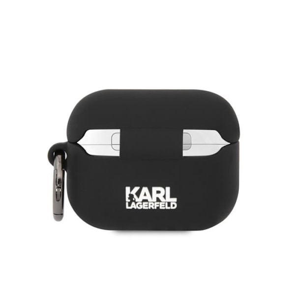 Etui til Airpods Pro NFT Anti-Shock Silikone med Ring Karl Lagerfeld Sort Svart