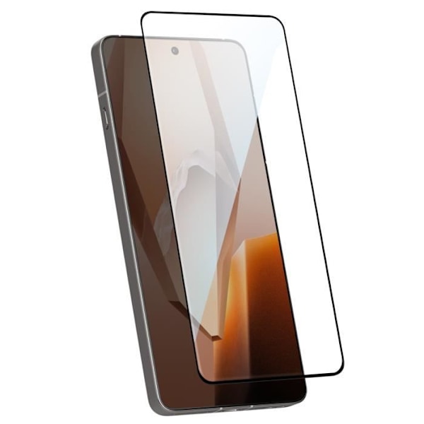 Härdat glas för OnePlus 13R, repbeständig, svart Svart