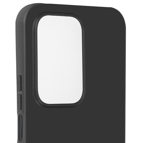 Taske til Honor 200 Lite - AVIZAR - Silikone Matt Soft Touch Finish Sort - Halvstiv - Glat - Blandet Svart