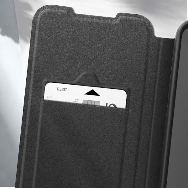 Fodral till Samsung Galaxy S23 FE - MYWAY - Flip Card Hållare Video Support - Svart Svart