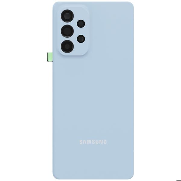 Erstatningsbatteri til Galaxy A53 med indbygget klæbende tape lys blå Blå