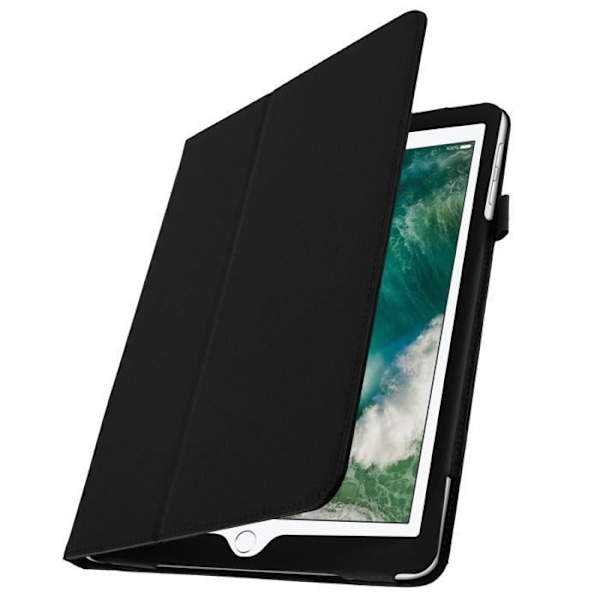 Husfodral Med Lock - AVIZAR - iPad 9.7 (2017) - Svart - Flexibel - Stödfunktion Svart