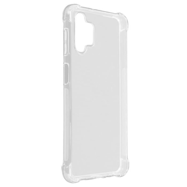 Galaxy A32 Mjukt stötsäkert fodral Förstärkta vinklar Akashi Transparent Vit