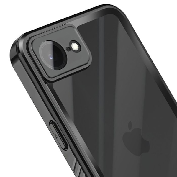 Kokonaiskuori iPhone 16:lle Vesitiivis IP68 Iskunkestävä Redpepper Musta Svart