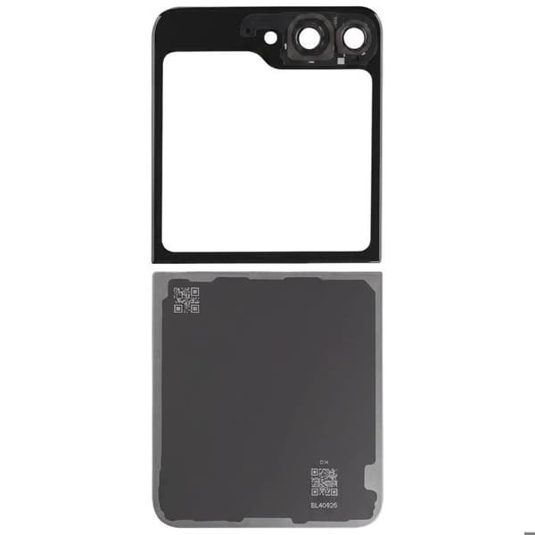 Kit til bageste øverste og nederste glas til Galaxy Z Flip 6 Blå Blå