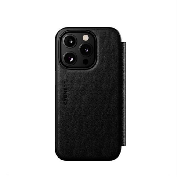 iPhone 16 Pro MagWallet-etui med kortholder og stativfunktion CYGNETT Sort Svart
