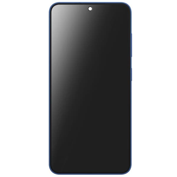 Skærm til Samsung Galaxy S25 LCD + Touchscreen + Original Samsung Chassis Blå