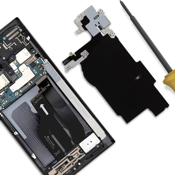 Central antenne - SAMSUNG - Galaxy Note 20 Ultra - Sort - Stabil forbindelse - Intern udskiftning Svart
