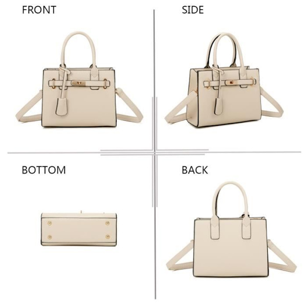 Handväska - GALLANTRY - Camélia - Beige - Axelrem - Dragkedja Beige