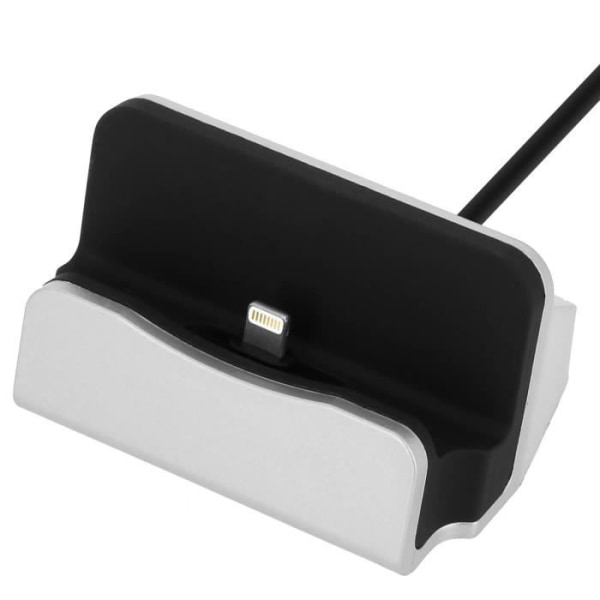 Dockingstation - iPhone - Sølv - Hurtigopladning - Synchronisering - Lightning-connector Pengar