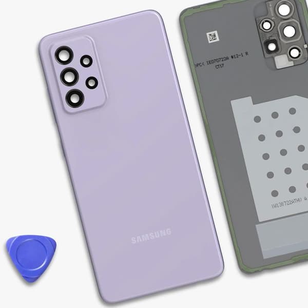 Batteri Cache - SAMSUNG - Galaxy A52s - Original - Lavendel - Forenklet Installation Lila