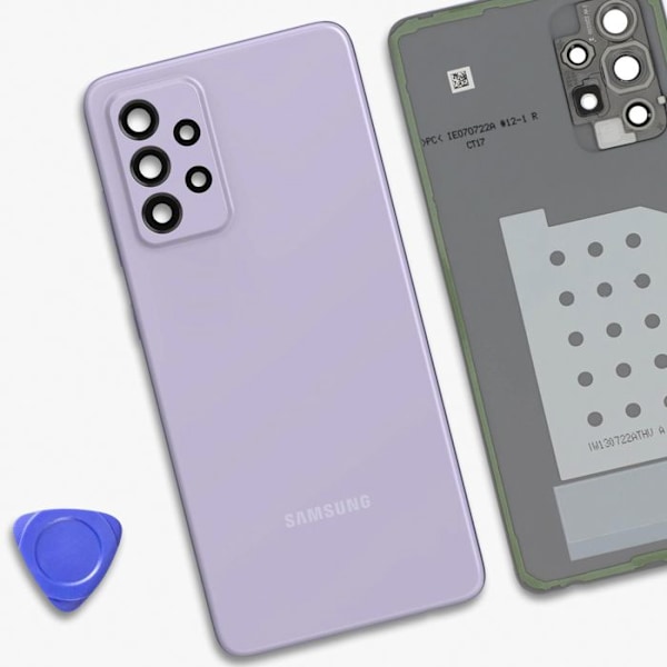 Samsung Galaxy A52s Akun Suojus Alkuperäinen Huoltopakkaus Samsung Laventeli Lila