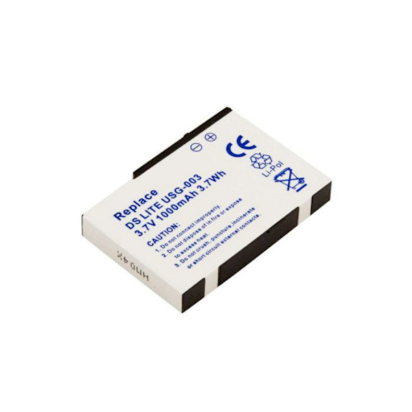 Nintendo DS Lite -pelikonsolin akku 3,7V 1000mAh Li-Polymer
