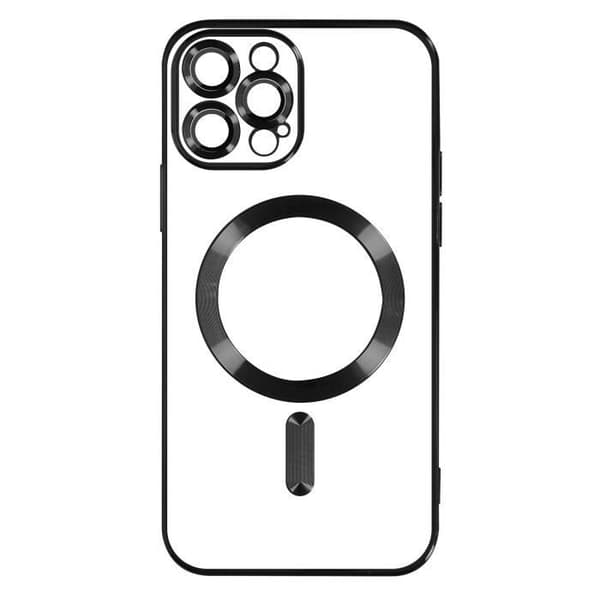 Coque MagSafe - Apple - iPhone 13 Pro - Musta Silikoni - Kamera Suoja - Helppo Lataus Svart