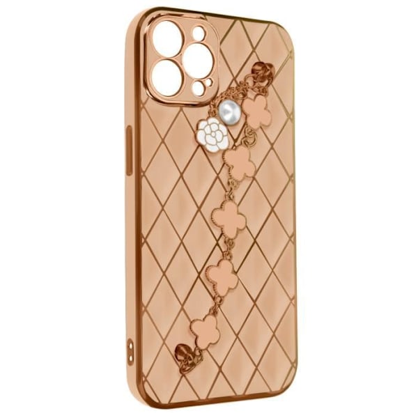 iPhone 12 Pro suojakuori - AVIZAR - Geometrinen - Vaaleanpunainen - Jäykkä - Synteettinen Rosa