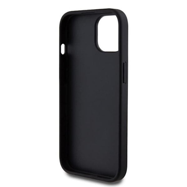 iPhone 13 Glitter-kuori metallilogolla Guess Musta Svart