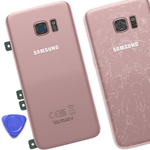 Batteri-cache för Samsung Galaxy S7 Edge Original Service Pack Samsung Rosé Champagne