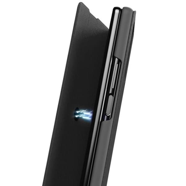Etui til Galaxy Z Fold 8 Ultra med Støtte i Sort Aramidtekstur Svart
