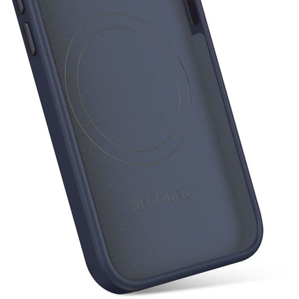 Magsafe-kuori - Decoded - iPhone 16e - Antimikrobinen - Iskunkestävä - Mattasilikoni Blå