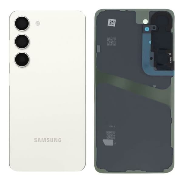 Batteri cache - SAMSUNG - Galaxy S23 - Beige - Original bagside - Forenklet installation beige