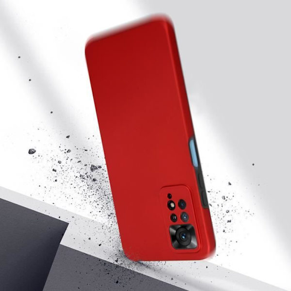 Helkåpa - Xiaomi - Redmi Note 11 Pro - Hård Bakside - Mjuk Framsida - 360° Skydd Röd