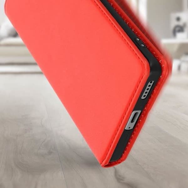 AVIZAR etui til Honor Magic 5 Lite 5G og X9a - Rød - Hard Shell - Standerfunktion Röd