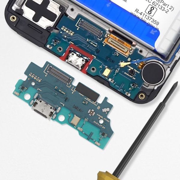 USB-C-latausliitin Samsung Galaxy A16:lle Alkuperäinen Samsung Musta Svart