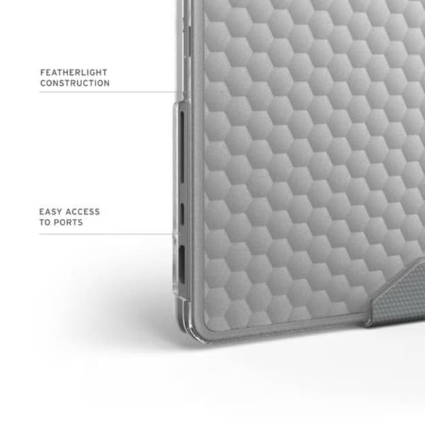 Coque - UAG - MacBook Pro 14" (M4/3/2) - Transparent - Stødabsorberende - Skridsikre puder Vit