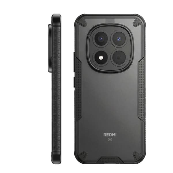 Cover til Redmi Note 15 Pro 5G Forstærket Model X-Defense Shield Sort Svart