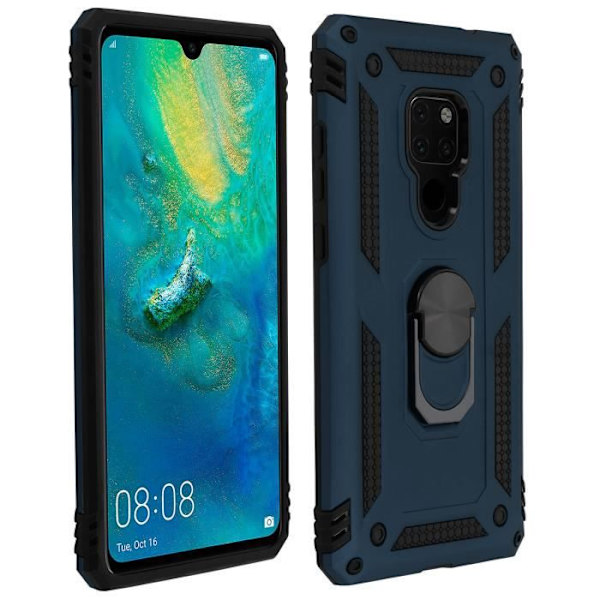 Coque - AVIZAR - Mate 20 - Bi-matières - Rigide og Fleksibel - Video Støtte Midnattsblå