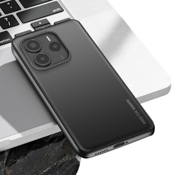 Pack Beskyttelse til Xiaomi Redmi Note 14 4G Cover og Tempered Glass Made for Xiaomi Sort Svart