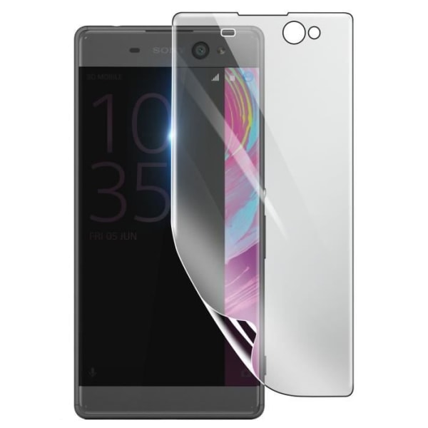 Skærmbeskytter - 3MK - Sony Xperia XA Ultra - Stødsikker Hydrogel - Gennemsigtig - Ridsefast Transparent