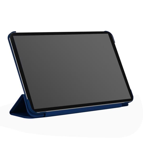 Slim Tri-Fold Etui til iPad Air 10.9 / 11" i Tekstureret Silikone Decoded Blå Blå