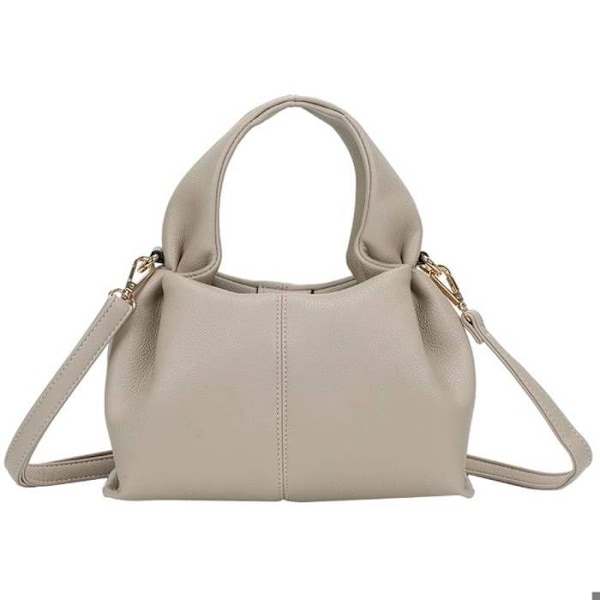 Taske til kvinder med aftagelig skulderrem Gallantry Taupe Beige