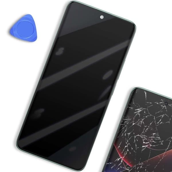 Komplet LCD Skærm - XIAOMI - Poco X7 - Grøn - Reparation - LCD Panel og Touch Glas Grön