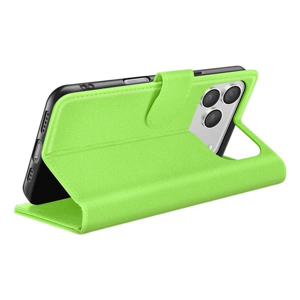Plånboksfodral - ZANAÉ - iPhone 17 Pro - Grön - Videostöd - Magnetflik Grön
