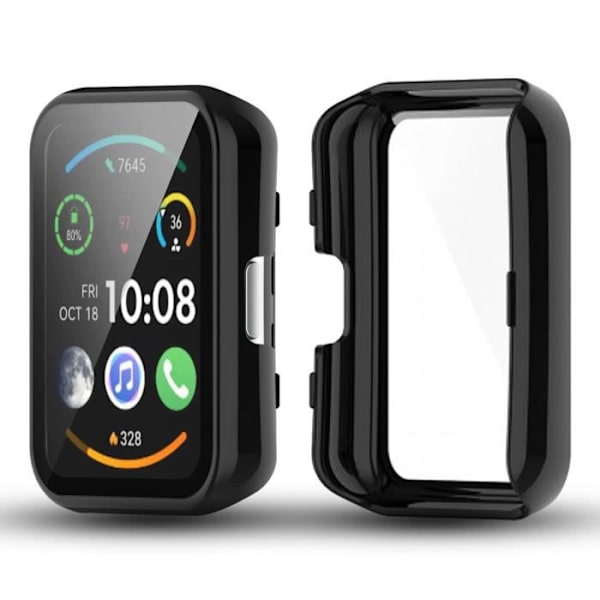 Fuld beskyttelse Hærdet glas Huawei Watch Fit 2 / Fit 2 Aktiv sort Svart