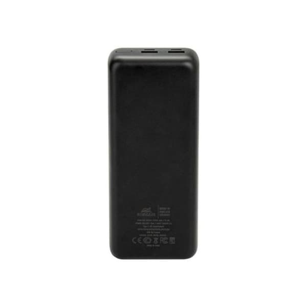 Ekstern batteri - RIVACASE - VA1080 - 30 000 mAh - Smart OUTPUT - Sort