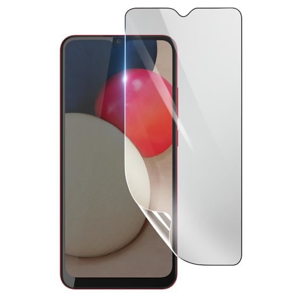 Näytönsuoja - 3MK - Samsung Galaxy A02s - Iskunkestävä Hydrogeeli - Läpinäkyvä - Naarmuuntumaton Transparent