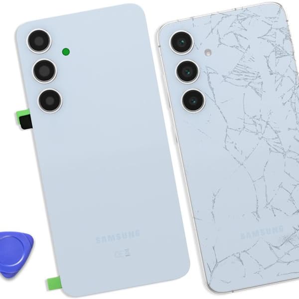 Ersättningsbakglas för Samsung Galaxy S24 FE Blå Blå