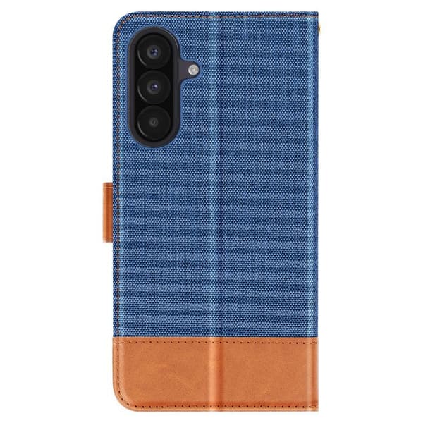 Plånboksfodral för Galaxy A57 Denim-effekt med blå magnetflik Blå