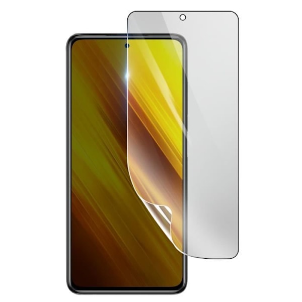 Skärmskydd - 3MK - Xiaomi Poco X3 - Stötsäker Hydrogel - Genomskinlig - Reptålig Transparent